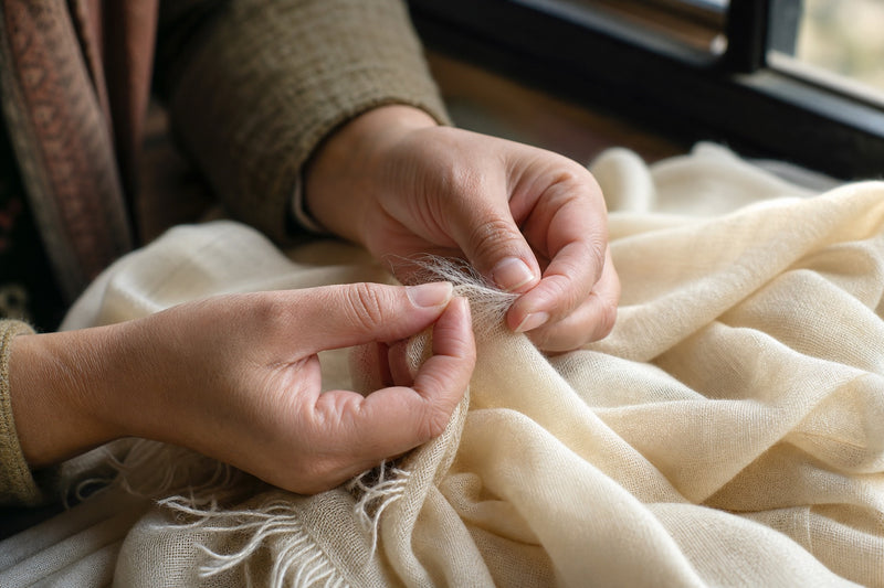 How to Recognise Authentic Pashmina (Without Getting Fooled)