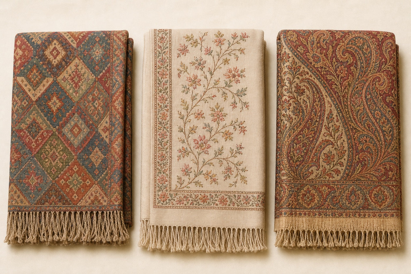 Kani, Sozni, or Jamawar: Choosing Your Shawl Style