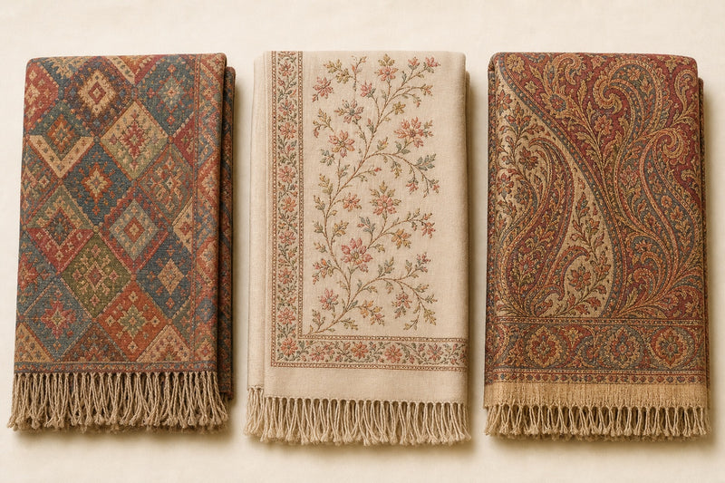 Kani, Sozni, or Jamawar: Choosing Your Shawl Style