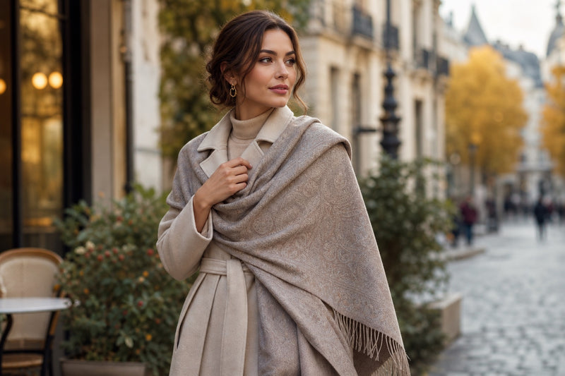 Styling a Pashmina: From Morning Commute to Gala Dinner