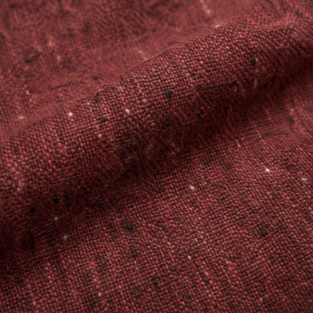 Fine Wool Double Shade — Burgundy & Silver — detail