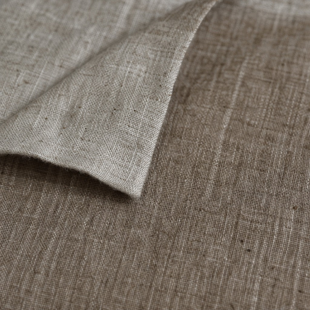 Fine Wool Double Shade — Taupe & Beige — detail
