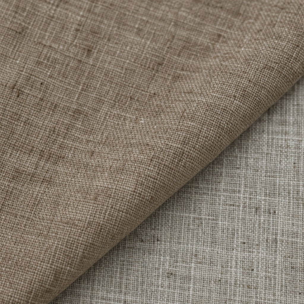 Fine Wool Double Shade — Taupe & Silver — detail