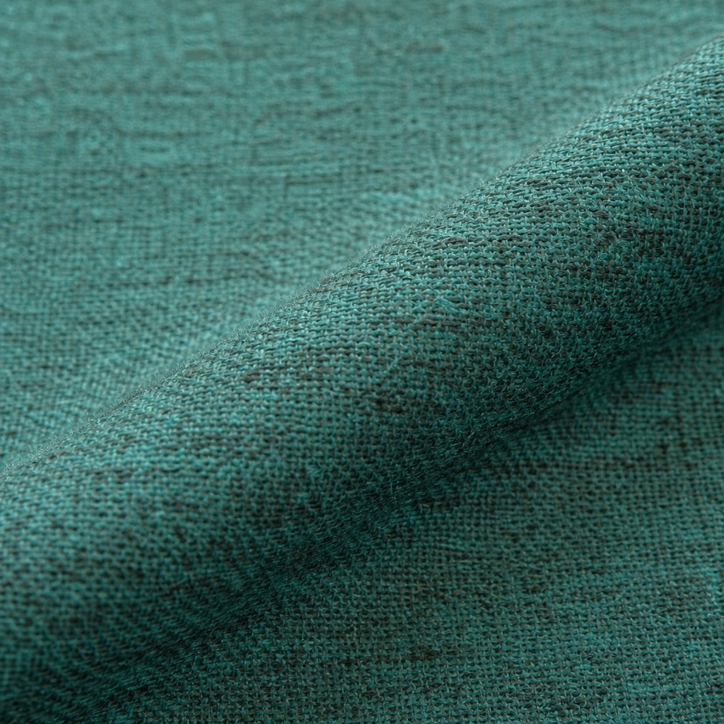 Fine Wool Double Shade — Teal & Olive — detail
