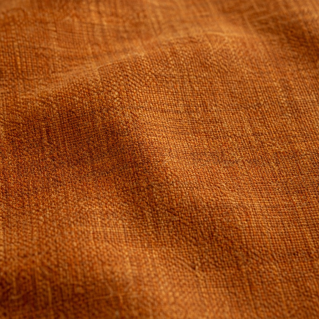 Fine Wool Solid Colour — Burnt Orange — detail