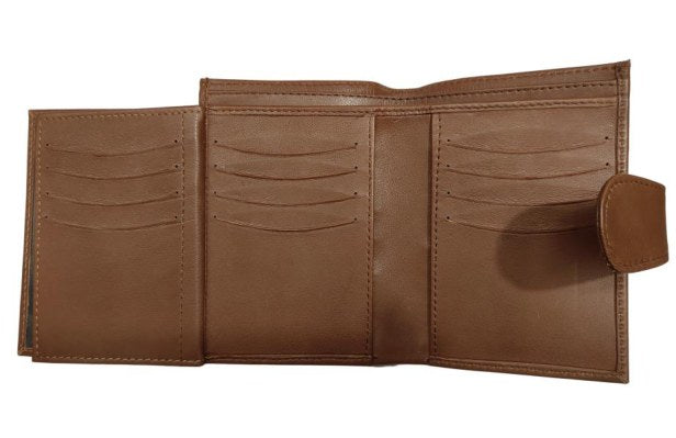 Leather Organiser Wallet — Kashmiri embroidered leather